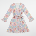 Women's Floral Wrap Dress